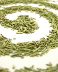 Dried Rosemary Swirl, Vertical