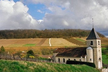 église dans les vignes