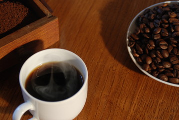 grains de café