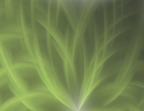 Green swirling abstract