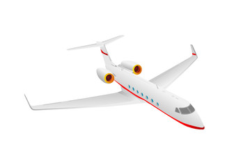 vector - little airpllane Gulfstream  flying