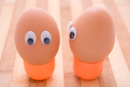 eggs with eyes