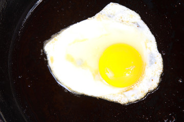 Egg in a frying pan