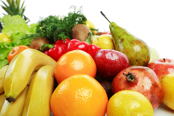 range of fruits