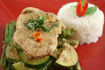 Thai Poached Chicken