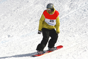 Fototapeta na wymiar snowboard