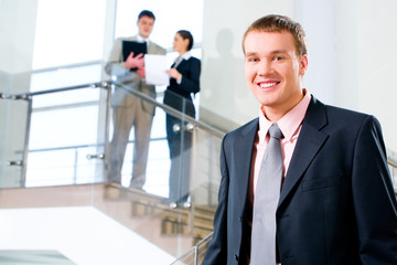 Fototapeta premium Handsome businessman
