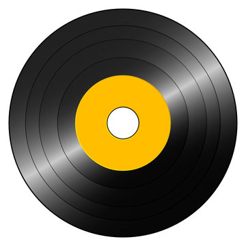 small gramophone record