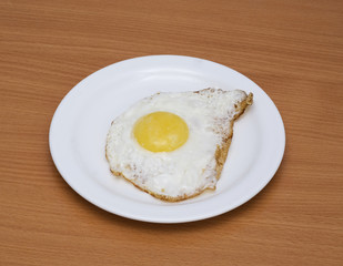 a fried egg