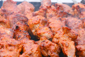 Kebab closeup.