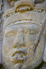 détail de visage maya
