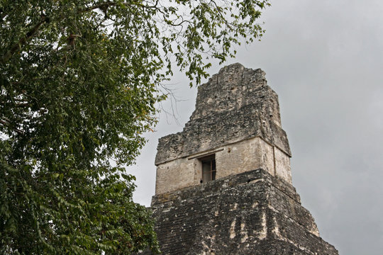 temple sur le site de tikal