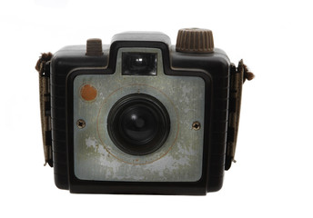 Old vintage photo camera