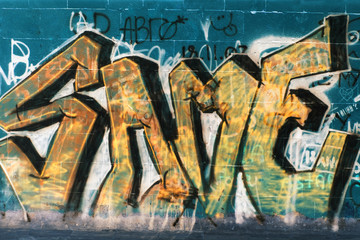graffiti word save