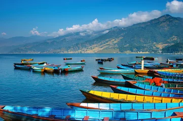 Tuinposter Nepal Prachtig meer