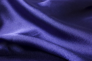 Deep blue silk cloth detail