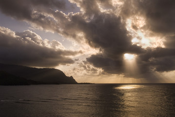 Naklejka na ściany i meble Hanalei Bay, Kauai