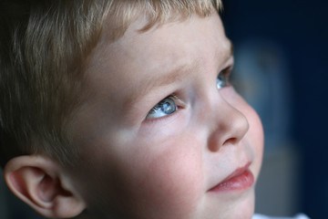 Pensive kid