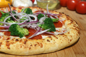 Pizza - Broccoli & Onions