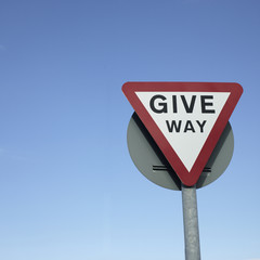 Give way sign