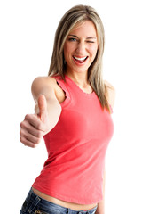 Happy woman