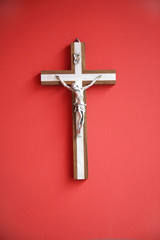 Jesus Christ on a cross. Ressurection, easter, christianity