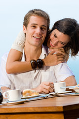 Couple At Breakfast