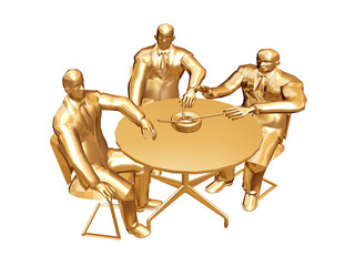 three businessman
