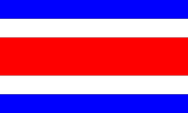 flag of costa rica with official proportion