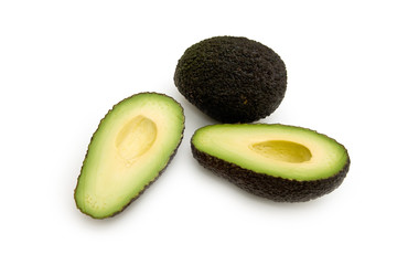 Avocado isolated on white
