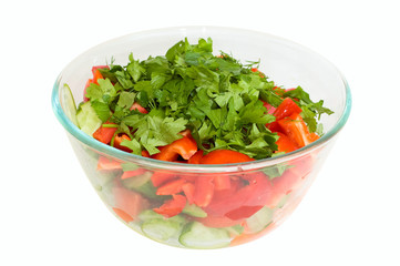 fresh vegetables salad
