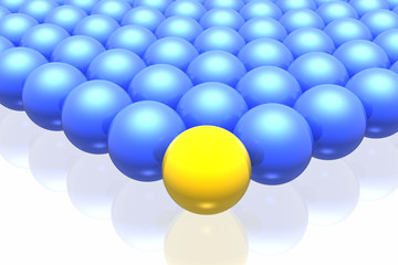 Golden leadership of business team