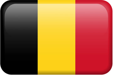 Belgian Flag Button