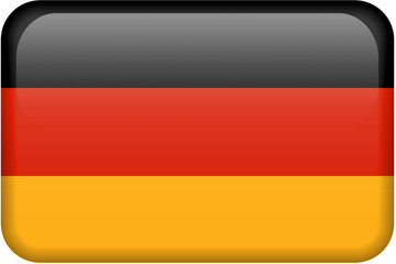 Obraz premium German Flag Button