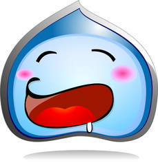 icon sleepy expression