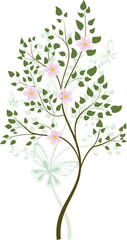 Obraz na płótnie Canvas blooming spring tree