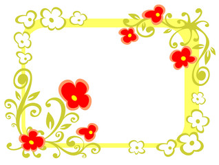 ornate floral frame