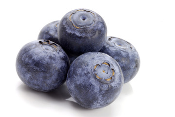 Blaubeeren in Makroaufnahme