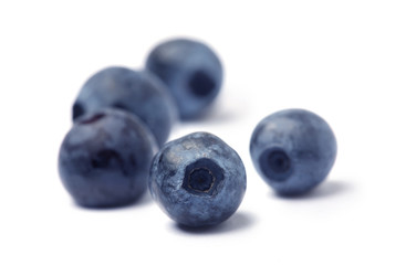  Blueberry on white