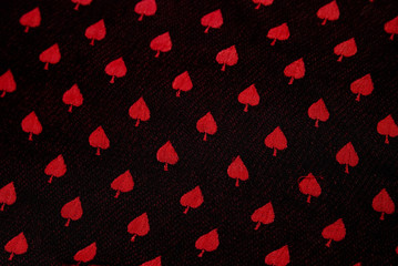 fabric with a peak pattern