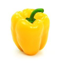 yellow pepper vegetable isolated