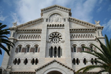 Fototapeta na wymiar La cathédrale de Monaco
