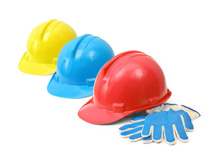 hardhats and gloves