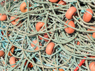 Fototapeta na wymiar Fishermans Netting