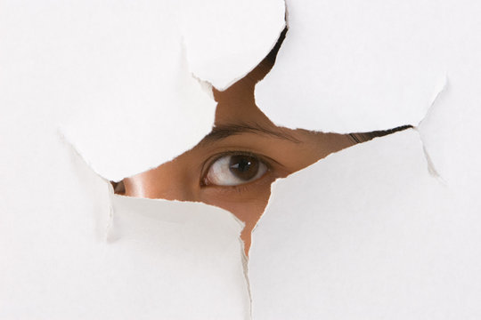 Looking through