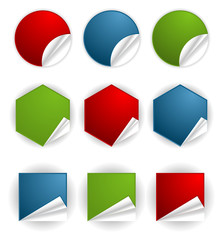 Collect Sticker, element for design, vector illustration