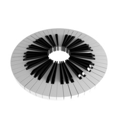 Piano Key Circle