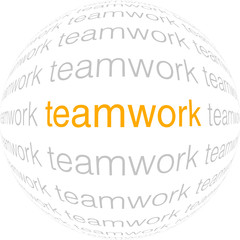 teamwork word around the world