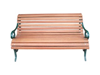 A Wooden Garden Seat.