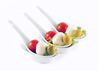 individually served appetizers